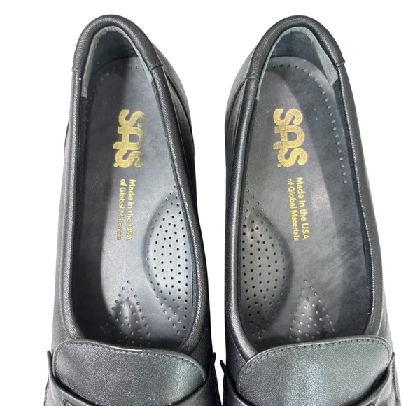 SAS Classic Womens Loafer Comfort Shoe Size 9 Black Handsewn Made in USA 2023329 - Picture 5 of 11